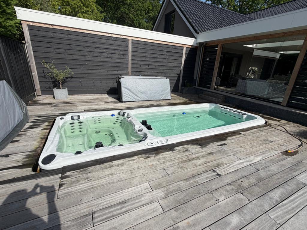 Spa Cover Dynamic Jacuzzi 590x227 Warmtepomp & Cover, 120 cm of meer, 200 tot 300 cm, Ophalen of Verzenden, Zo goed als nieuw