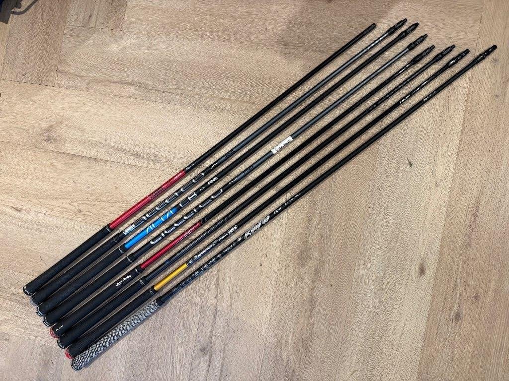 Diverse Shafts - Ping - TaylorMade, Sport en Fitness, Ophalen of Verzenden, Zo goed als nieuw, Overige typen, Overige merken