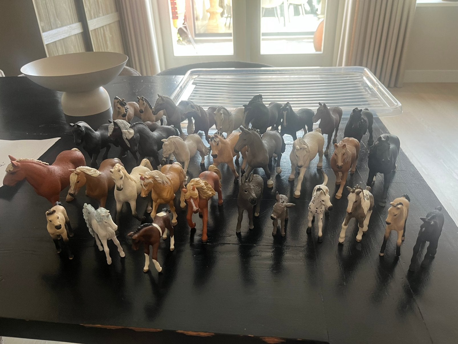 Schleich paarden, Ophalen