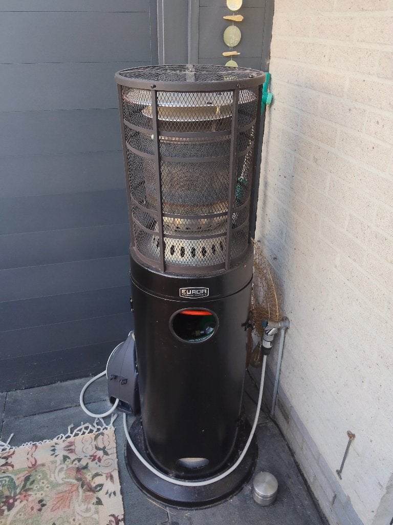 Gasheater inc gasfles en toebehoren, Tuin en Terras, Ophalen, Gebruikt, Gas, Vloer