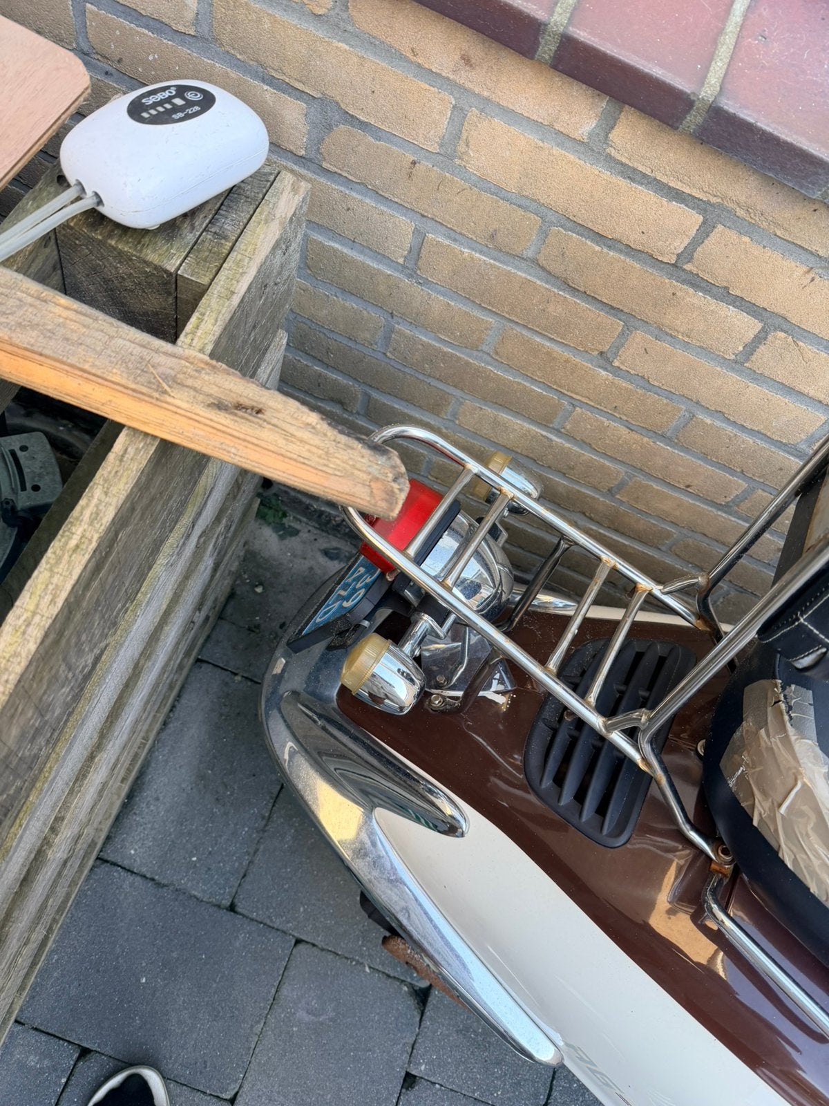 Thurbo snorscooter opknapper, Ophalen, Gebruikt