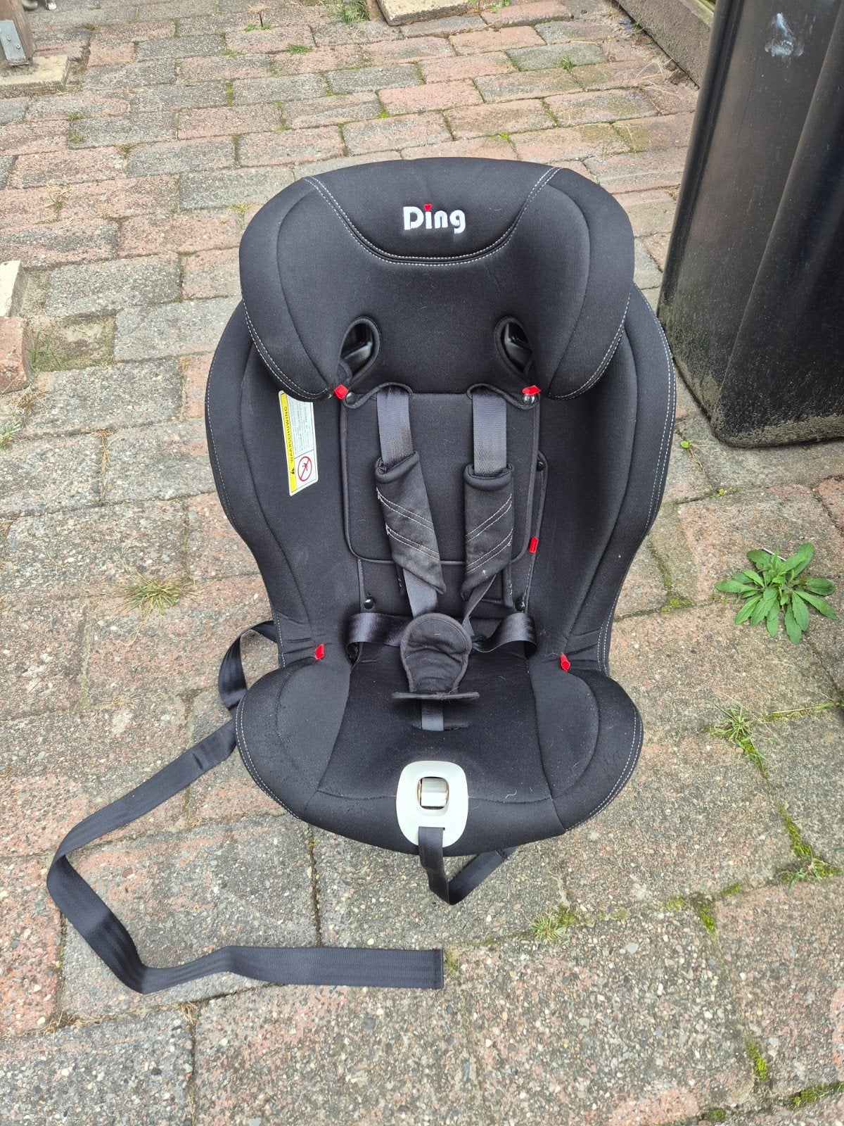 Ding autostoel 0-18 kg - Zwart ISO fix, 0 t/m 18 kg, Zijbescherming, Ophalen, Overige merken