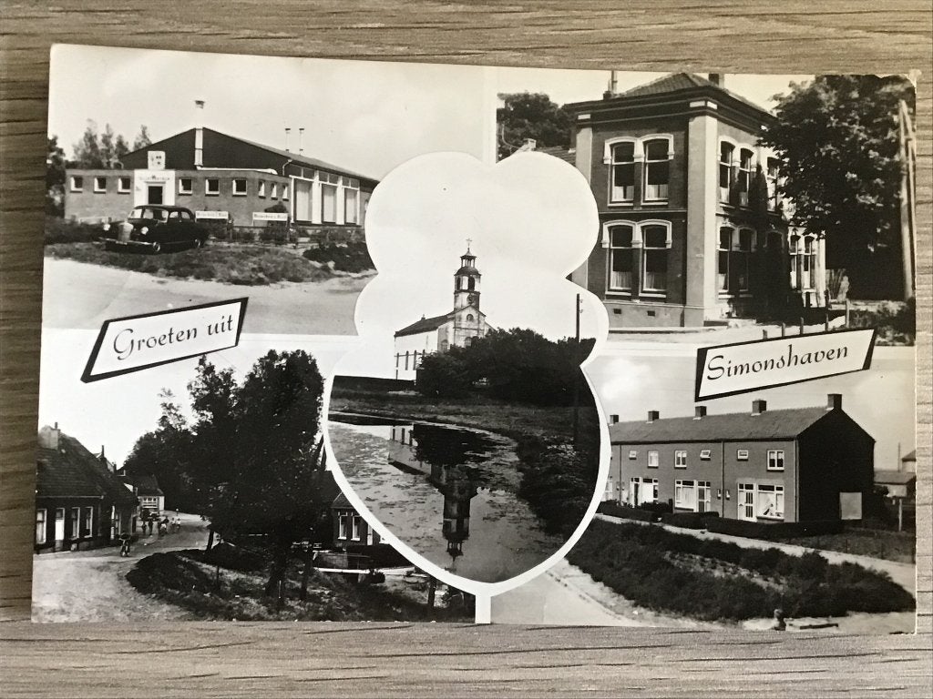 Groeten uit Simonshaven 1967, Verzenden, 1960 tot 1980, Gelopen, Zuid-Holland