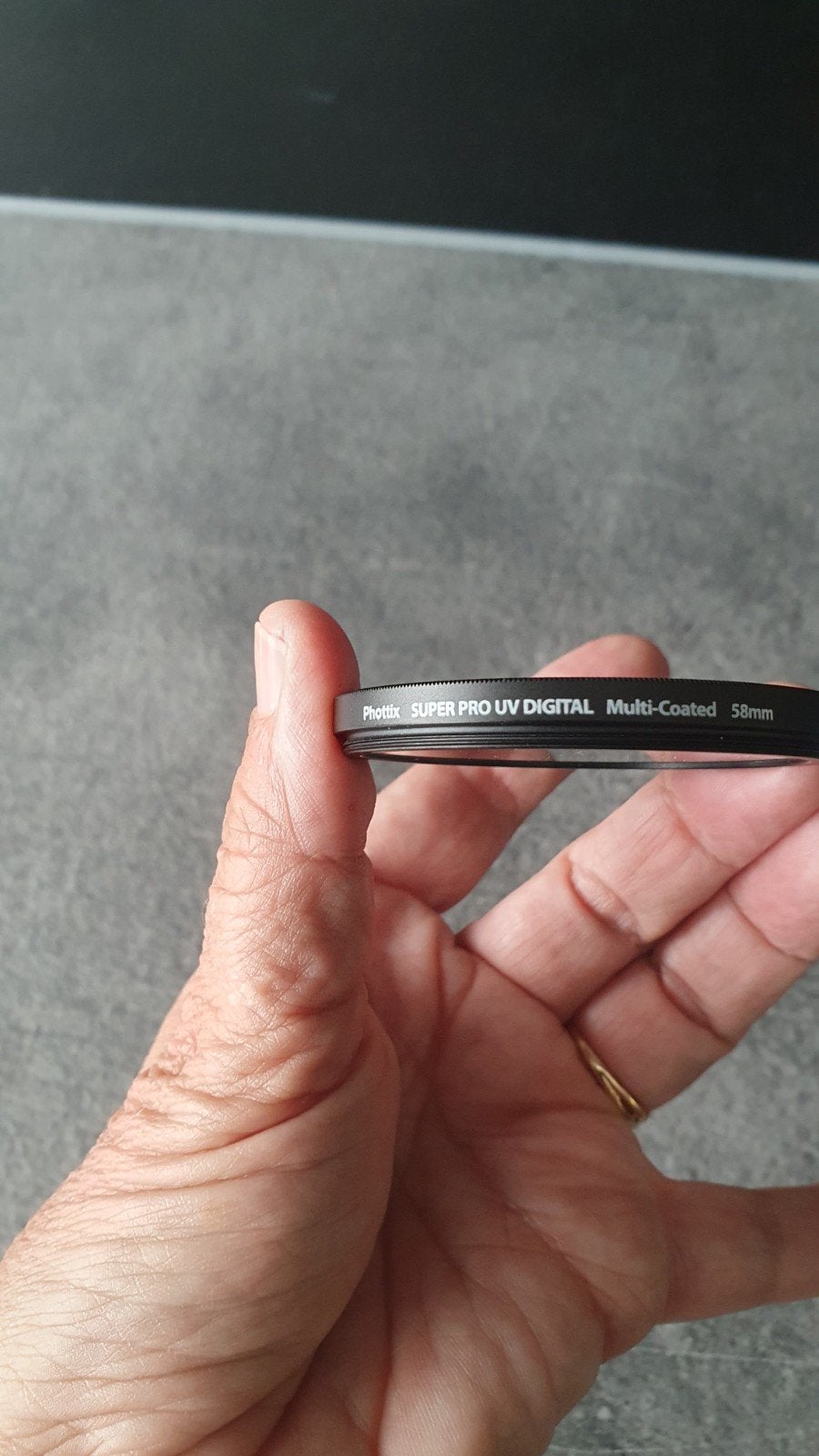 UV filter 58mm, Overige merken, UV-filter, Ophalen of Verzenden, Zo goed als nieuw