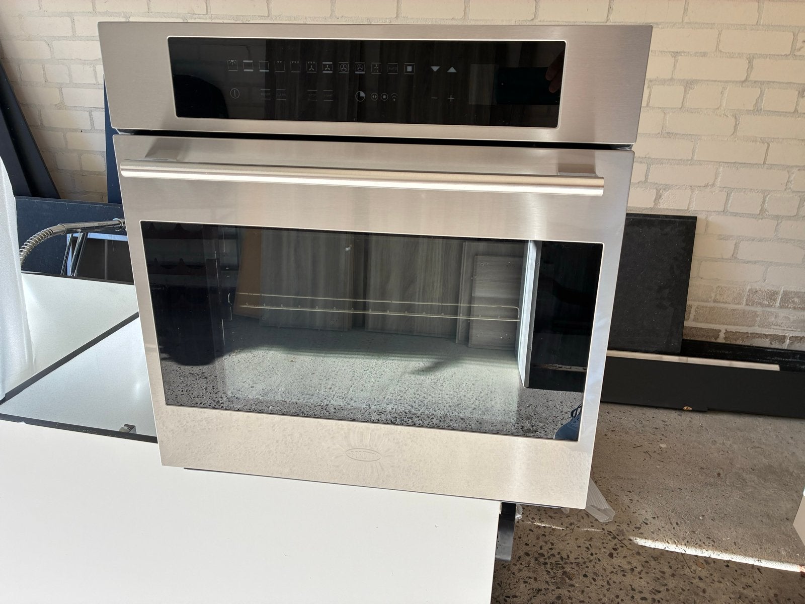Boretti Combi-oven - 60x60, Witgoed en Apparatuur, Ophalen, Gebruikt, Hete lucht, 60 cm of meer