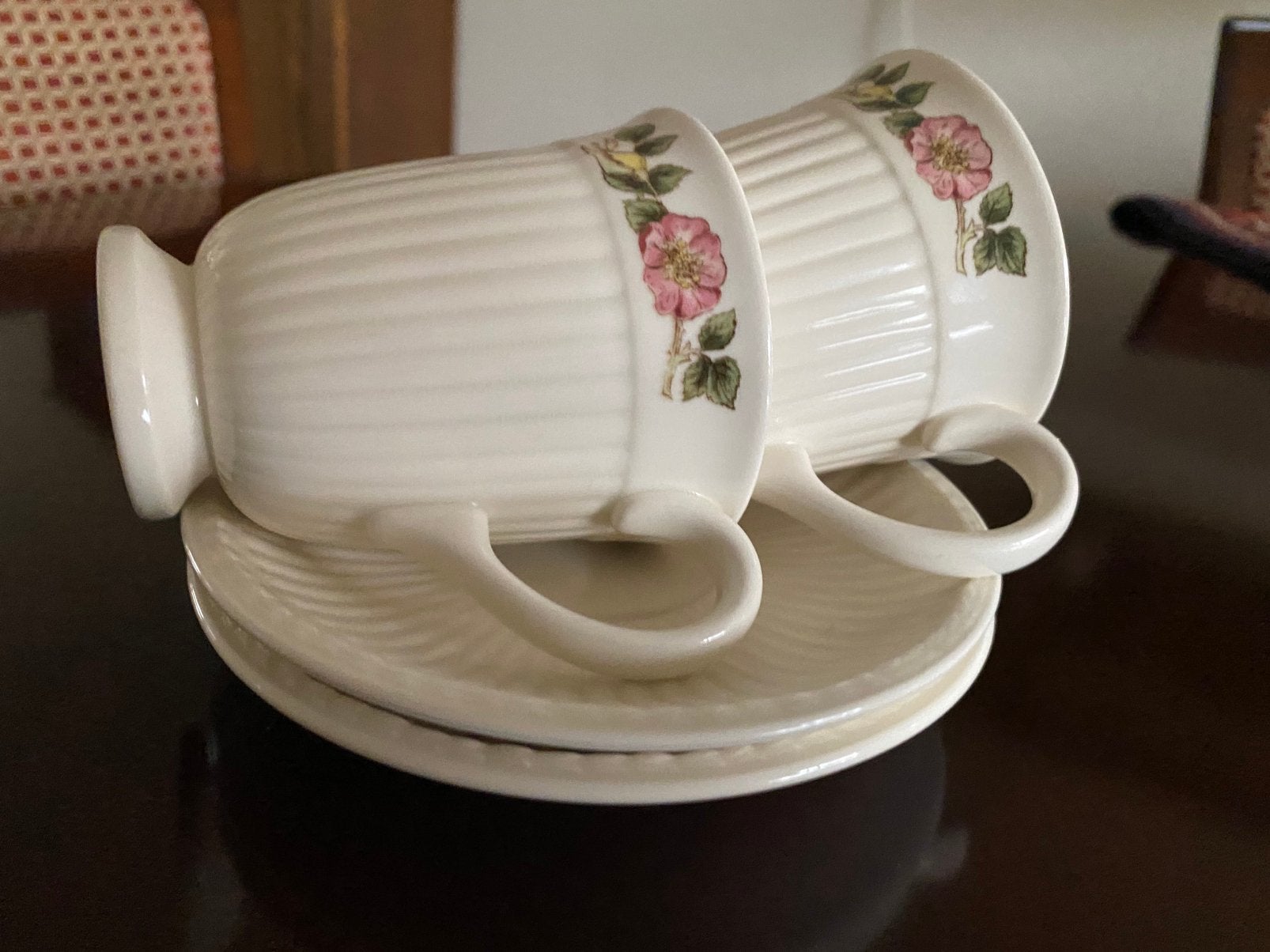 2 Wedgwood kopjes, Ophalen of Verzenden