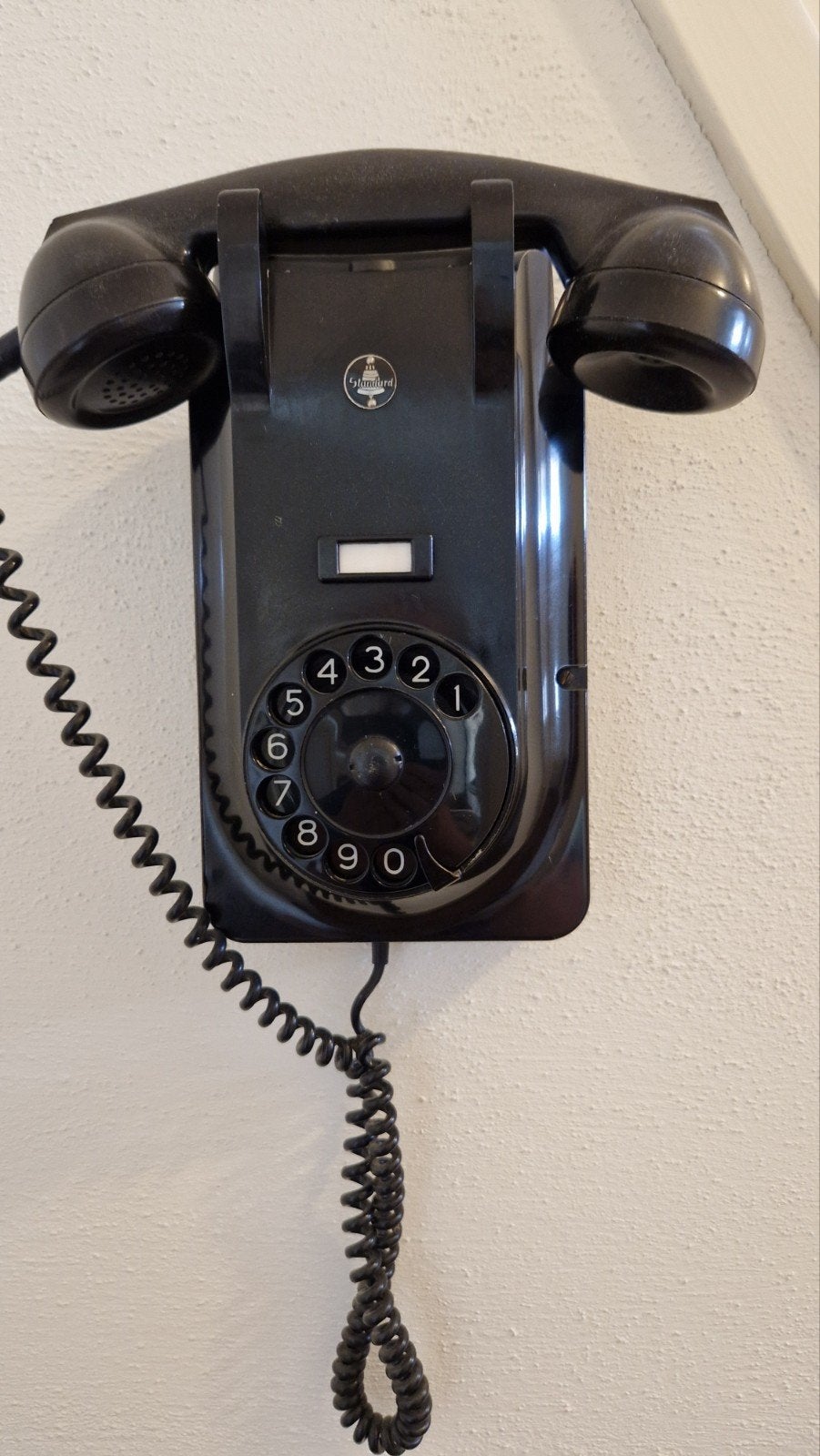 Antieke wandtelefoon van bakeliet, Ophalen of Verzenden