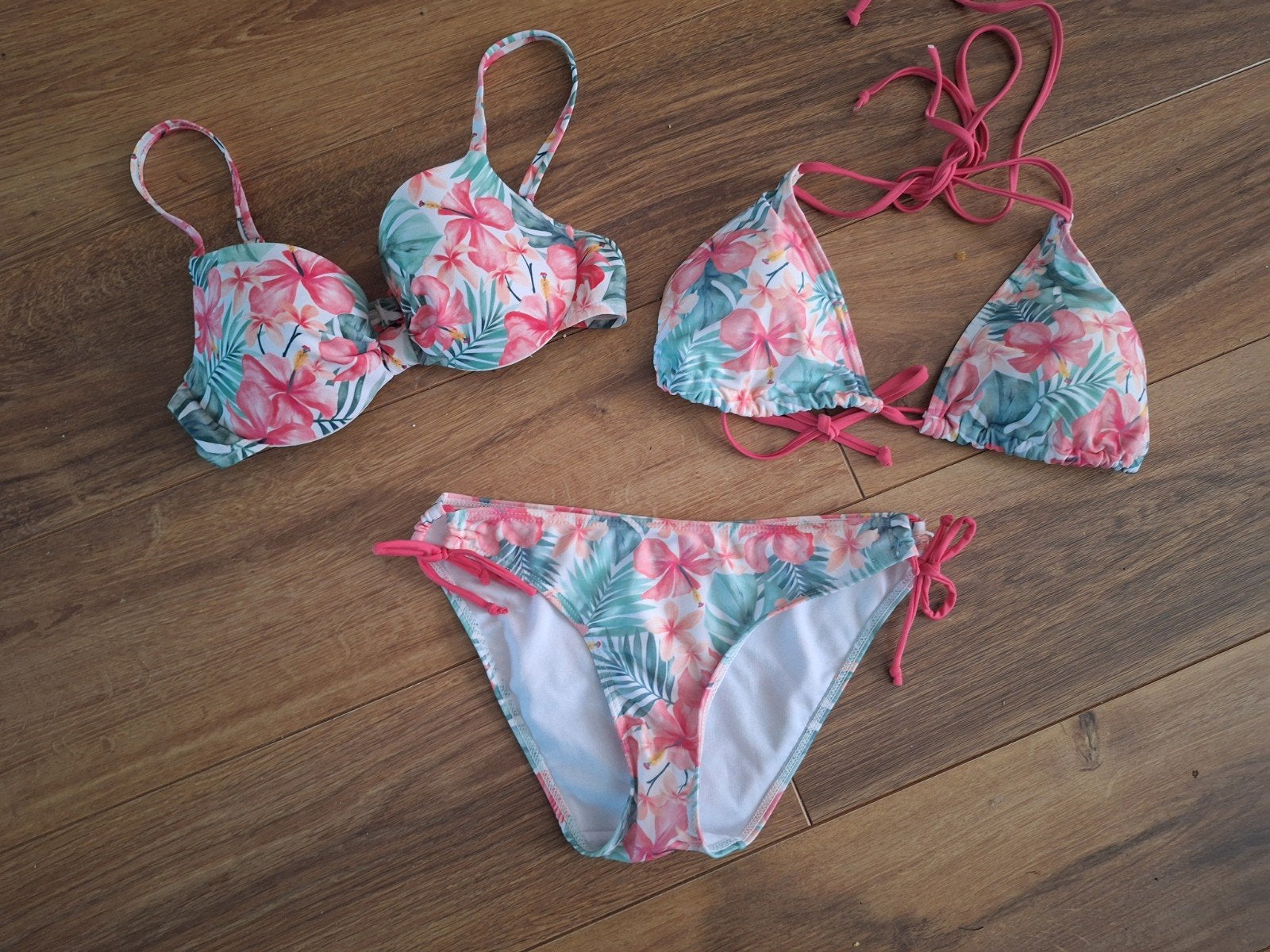 NIEUWE BIKINSET 3DELIG 75B, Ophalen of Verzenden, Nieuw, Roze, Bikini