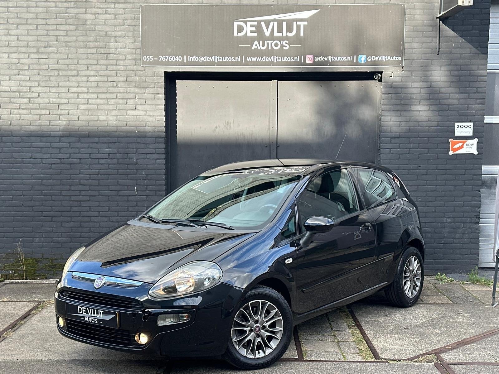 Fiat Punto Evo 1.3 M-Jet Mylife | Airco | Cruise Control | E, Voorwielaandrijving, Euro 5, Stof, Zwart