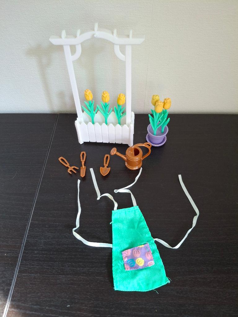 Barbie tuinierset uit 1996, Ophalen of Verzenden, Gebruikt, Pop