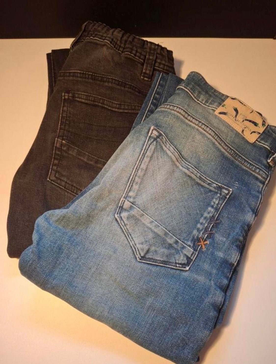 2x jeans maat 158, Ophalen of Verzenden, Zo goed als nieuw, Maat 158