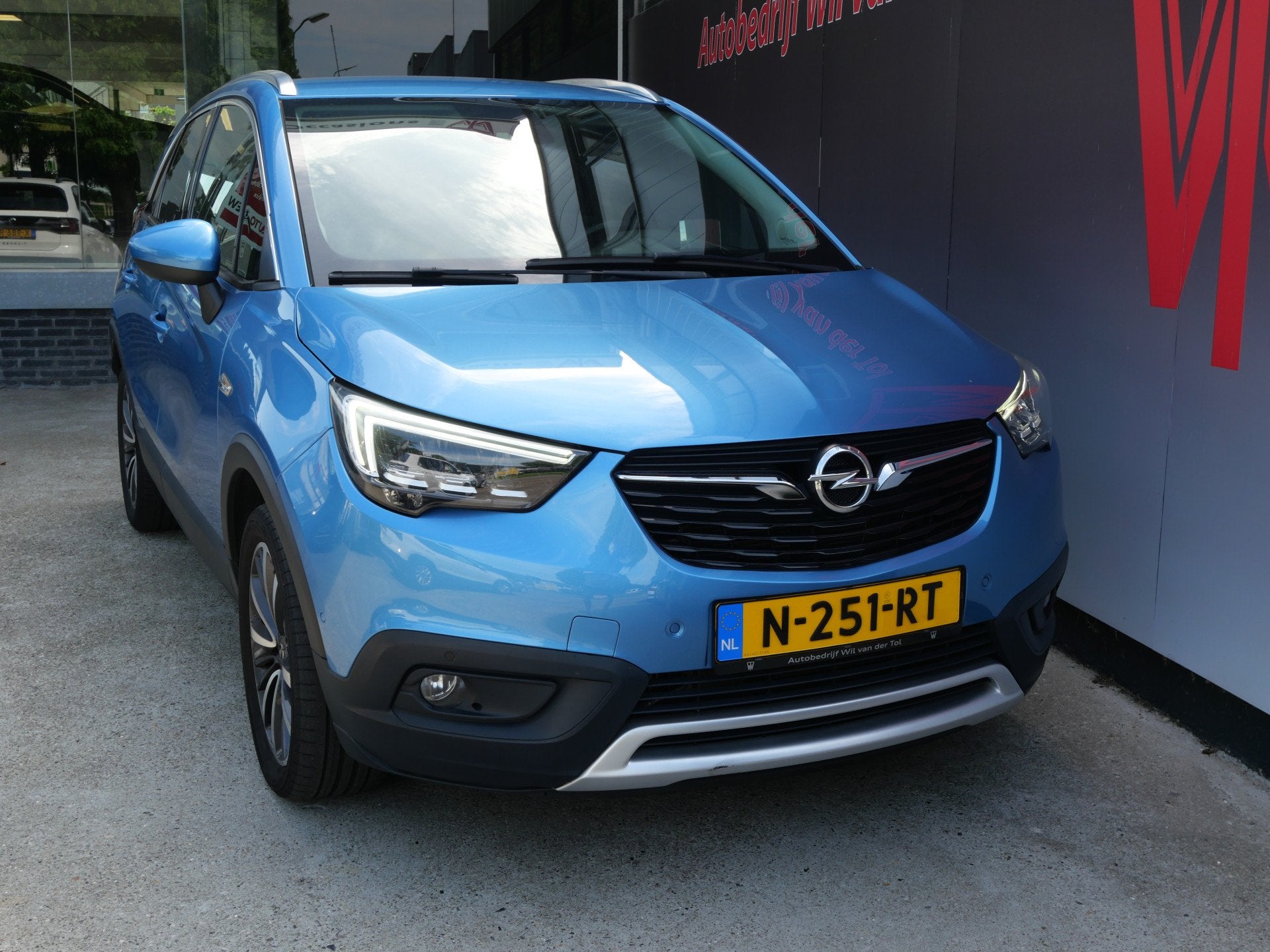 Opel Crossland X 1.2 TUBRO INNOVATION | AUTOMAAT | H.U.D | C, Auto's, Gebruikt, Blauw, Bedrijf, 19 km/l
