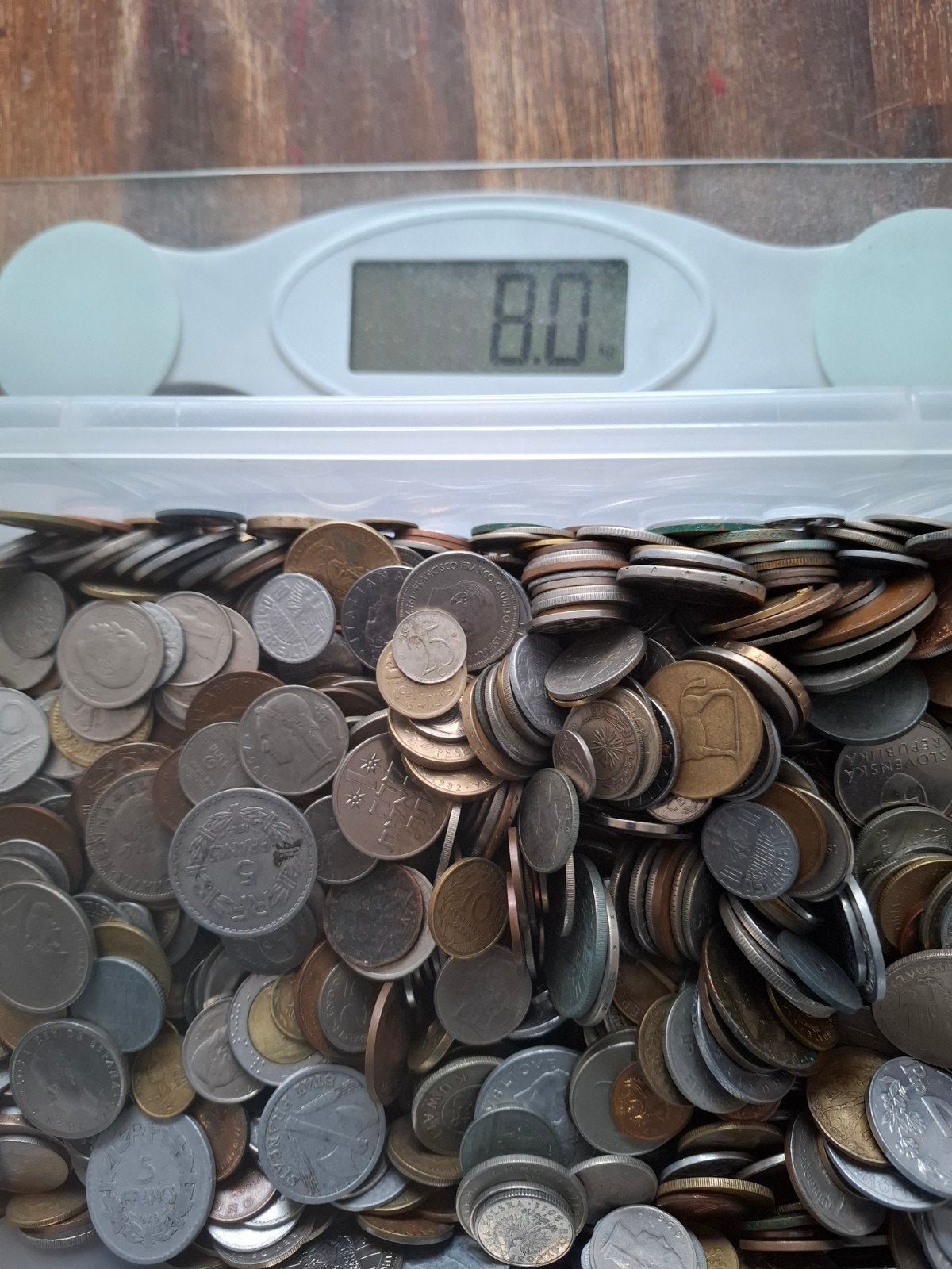 8 Kilo Wereldmunten - (Geen Penningen/NL na '45., Postzegels en Munten, Munten en Bankbiljetten | Verzamelingen, Ophalen of Verzenden