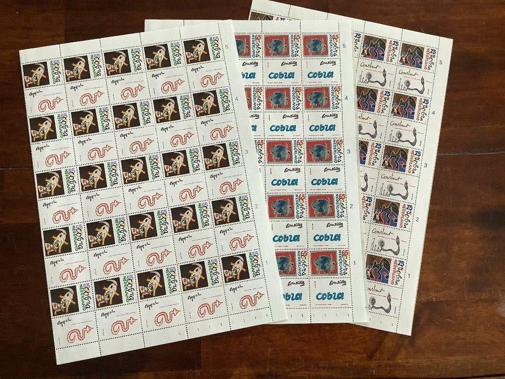 Cobra NVPH 1408/1410 in complete vellen, Postzegels en Munten, Postzegels | Nederland, Ophalen of Verzenden, Postfris