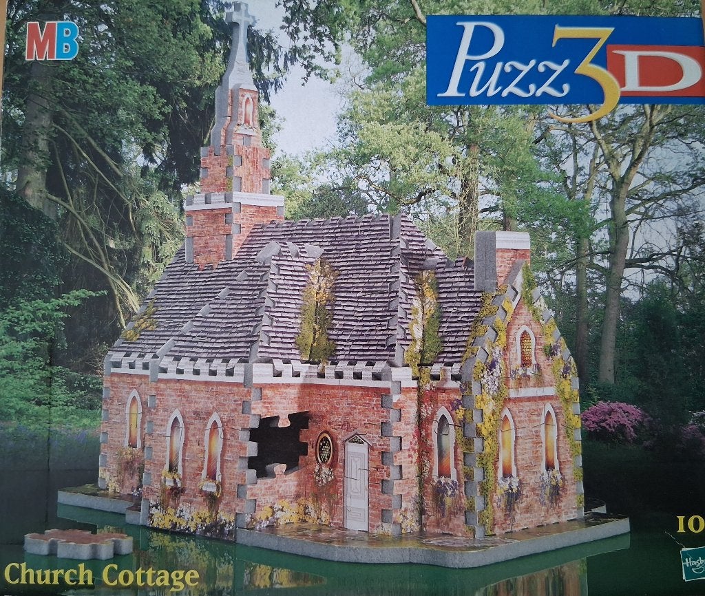 Puzz3D - Church Cottage, Ophalen of Verzenden, Minder dan 500 stukjes, Zo goed als nieuw, Rubik's of 3D-puzzel