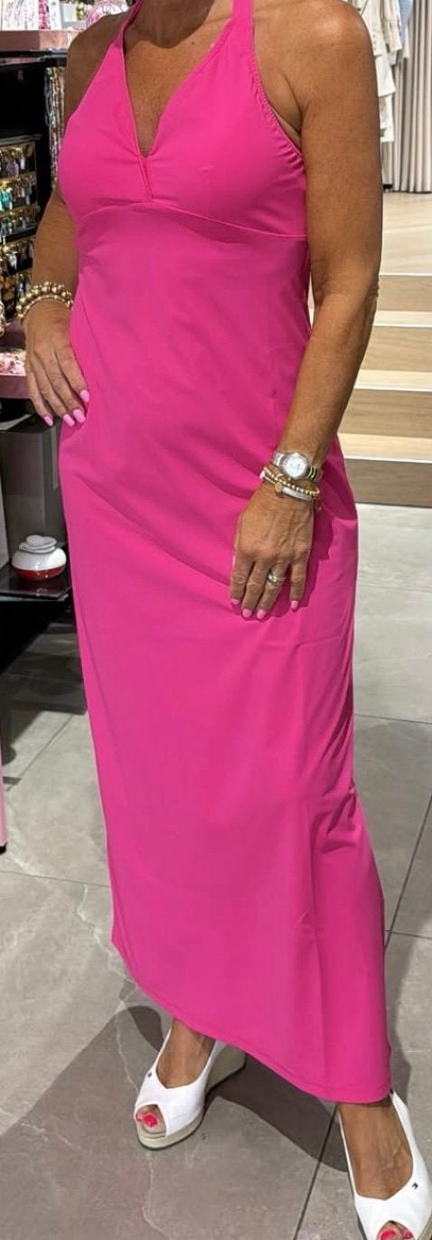 Deb’s Casual Elegance roze zomerse halterjurk XL Nieuw, Kleding | Dames, Jurken, Maat 46/48 (XL) of groter, Nieuw, Ophalen of Verzenden