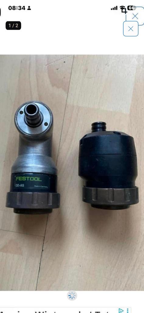 TEKOOP FESTOOL VOORZETSTUK DD-AS EN DD-ES, Ophalen of Verzenden, Zo goed als nieuw
