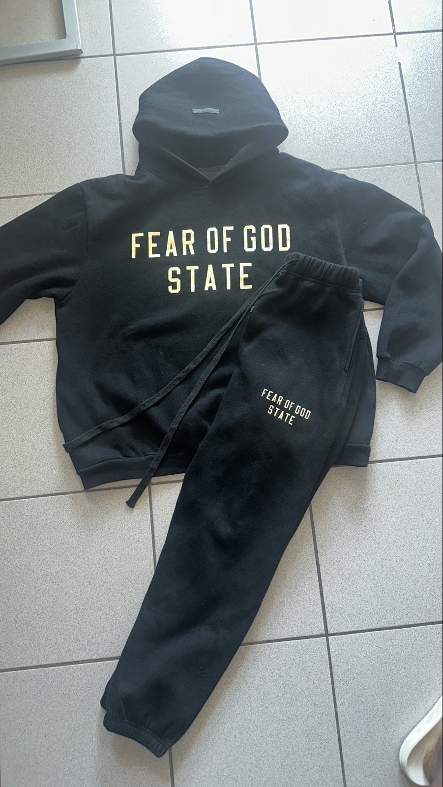 Essentials Fear of God State, Ophalen of Verzenden, Nieuw, Maat 48/50 (M), Zwart