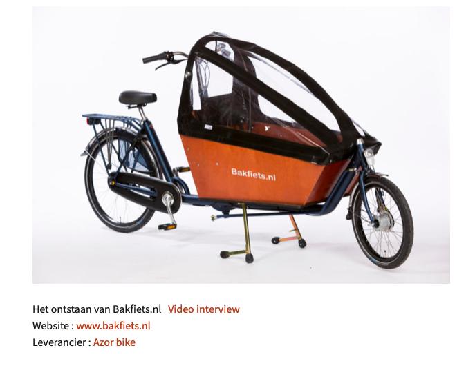 Cargobike classic long, bakfiets, van andel, Wageningen, Fietsen en Brommers, Fietsen | Bakfietsen, Gebruikt, Huif, 2 kinderen