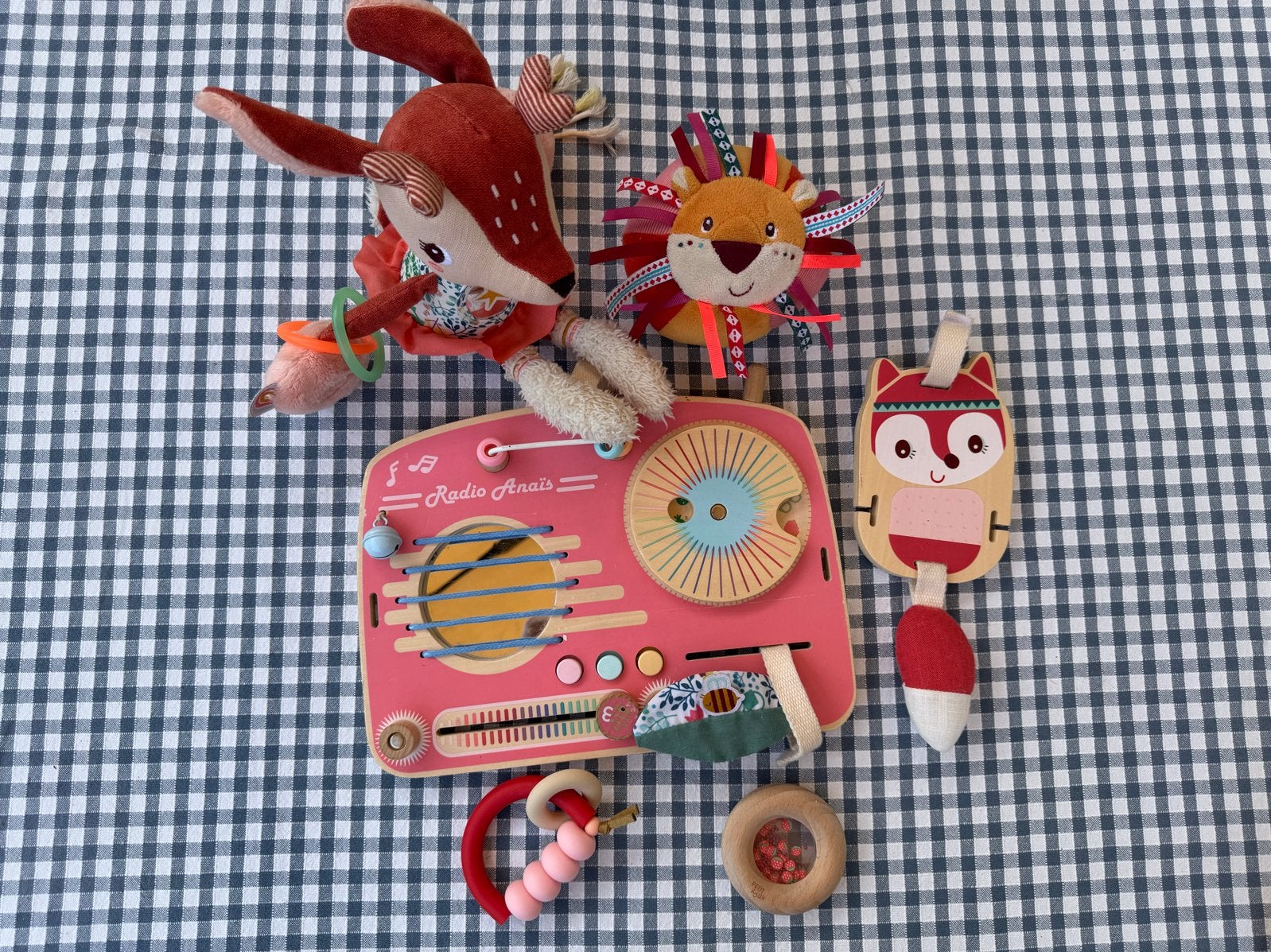 Babyspeelgoed set voor in de box - o.a. Lilliputiens, Ophalen, Gebruikt, Overige typen, Met geluid