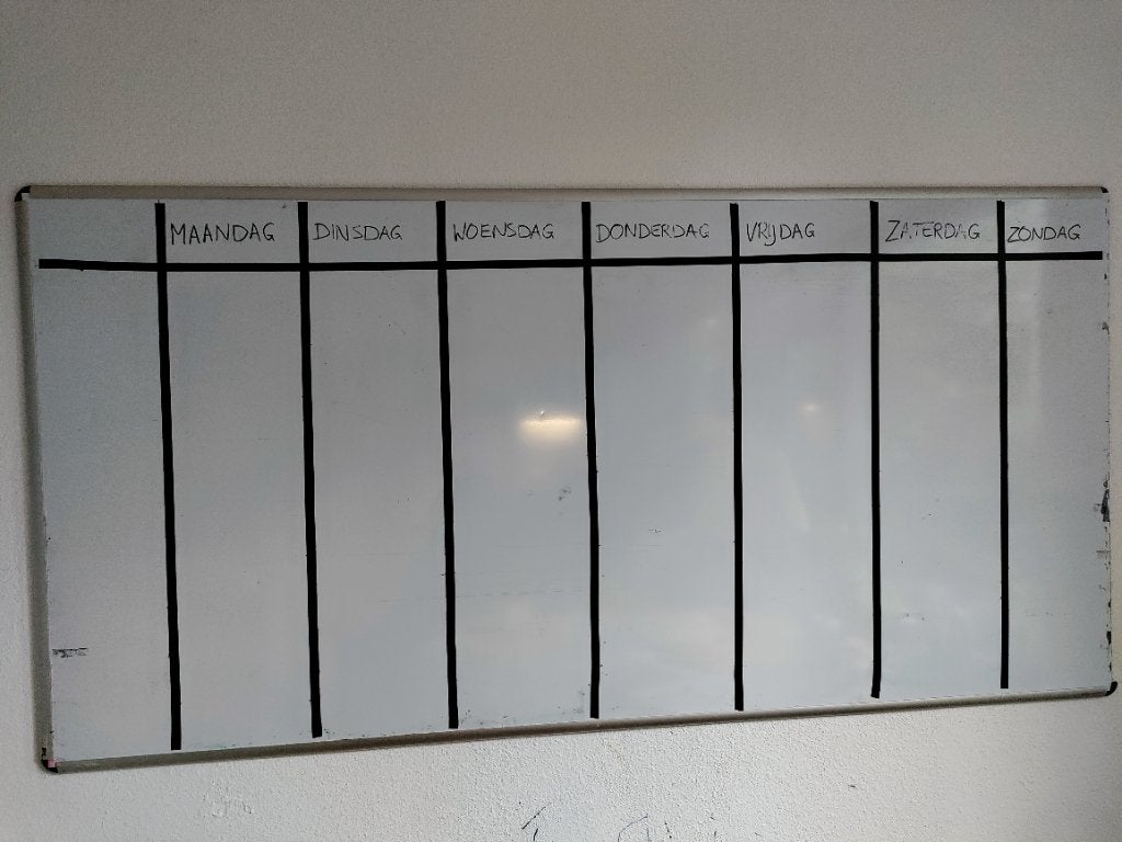 Planbord memobord, Ophalen, Gebruikt, Magneetbord