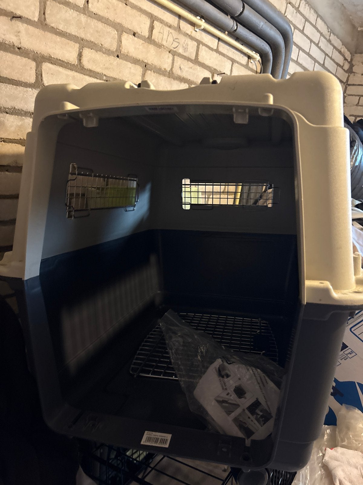 Transportbox vliegtuig hond bench, Ophalen of Verzenden, Zo goed als nieuw