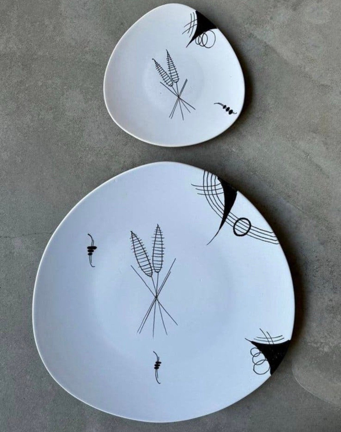Flora Gouda Holland Capri Schaal Gebaksschaal Vintage, Antiek en Kunst, Ophalen of Verzenden
