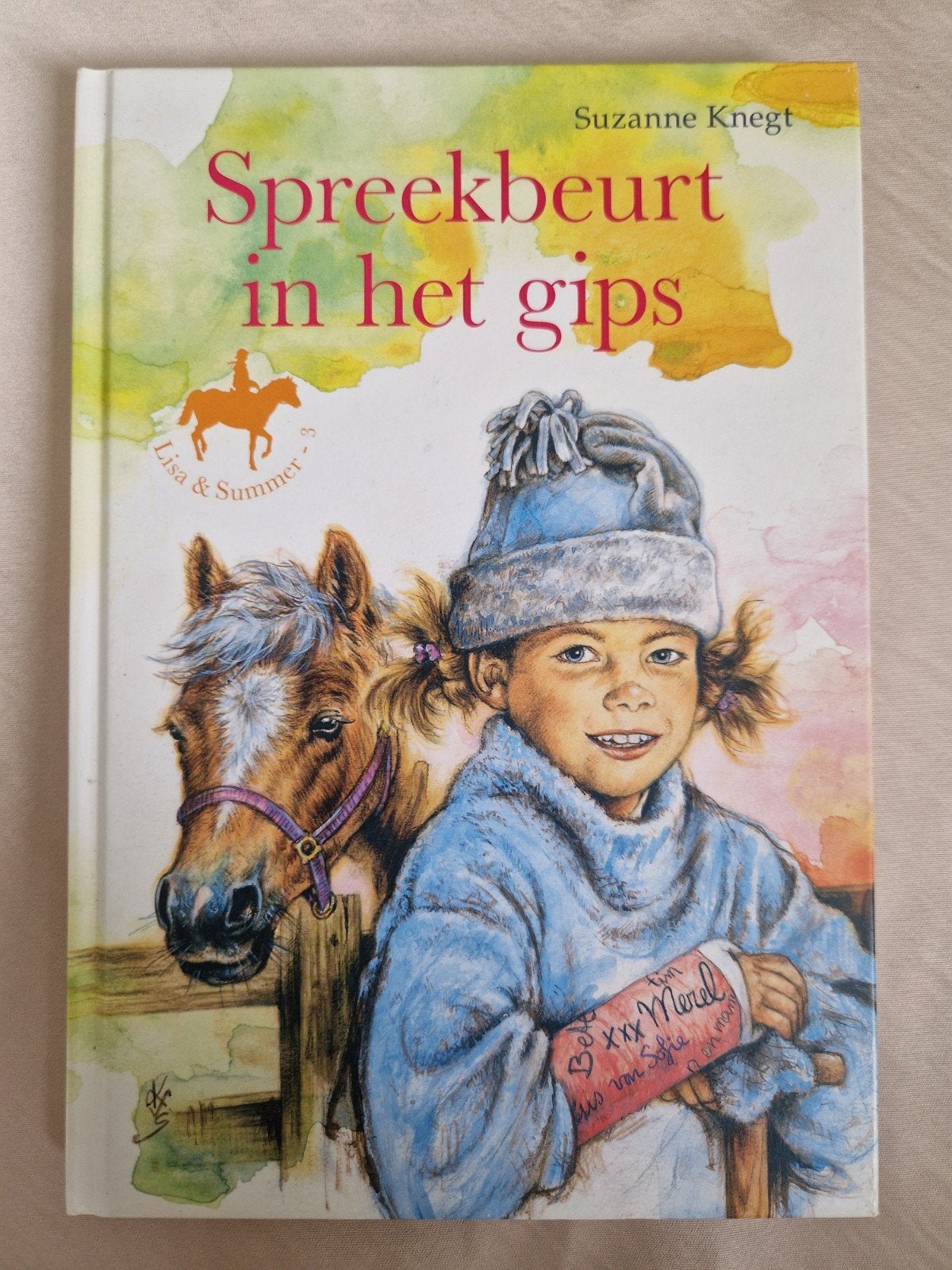 Spreekbeurt in het gips - Lisa & Summer, Ophalen of Verzenden, Zo goed als nieuw, Suzanne Knegt, Fictie algemeen
