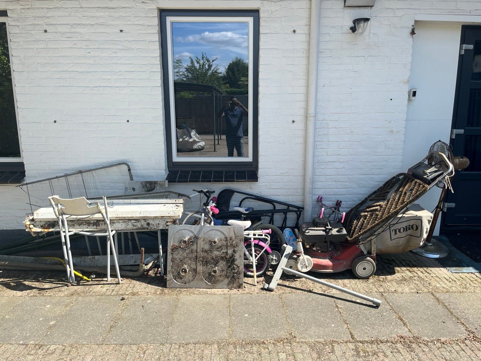 Oud ijzer te koop, Ophalen, Gebruikt, 250 mm of meer