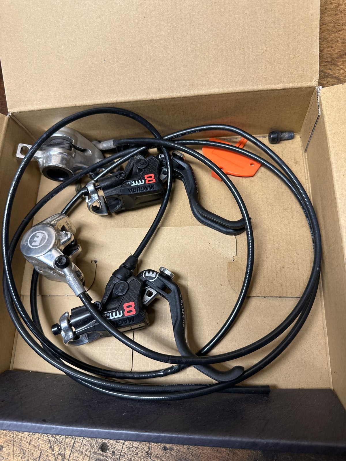 Magura MT8 remmen set, Fietsen en Brommers, Remmen, Gebruikt, Overige materialen, Ophalen of Verzenden