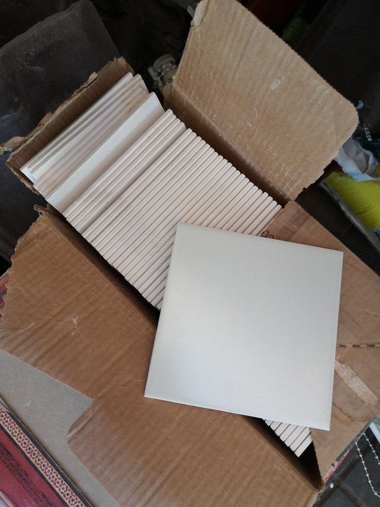 Keramieken wandtegels gebroken wit 15x15 cm 61 stuks, Ophalen, Nieuw, Minder dan 20 cm, Minder dan 20 cm