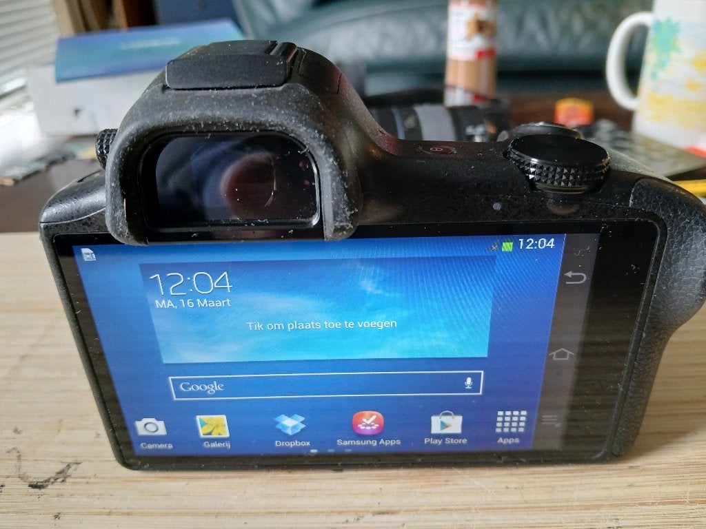 Samsung Galaxy NX EK-GN120, Audio, Tv en Foto, Fotocamera's Digitaal, Gebruikt, Ingebouwde flitser, Accu, Ophalen of Verzenden