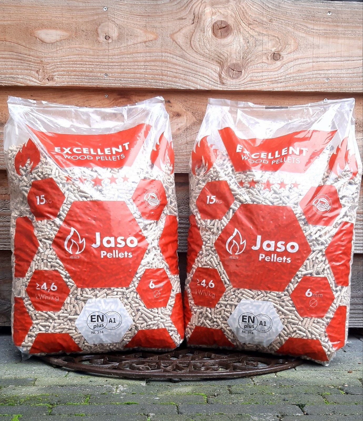 Houtpellets Jaso Excellent en Piniera 100% naaldhout, Ophalen, Nieuw, Overige brandstoffen, Pelletkachel