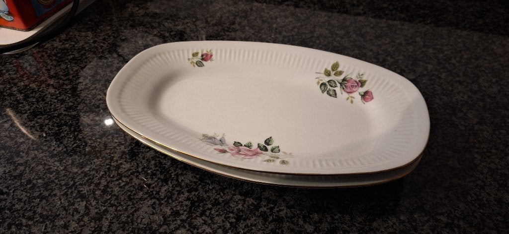 Jarolina Polen 3 Schalen Set met Rozen, Ophalen of Verzenden