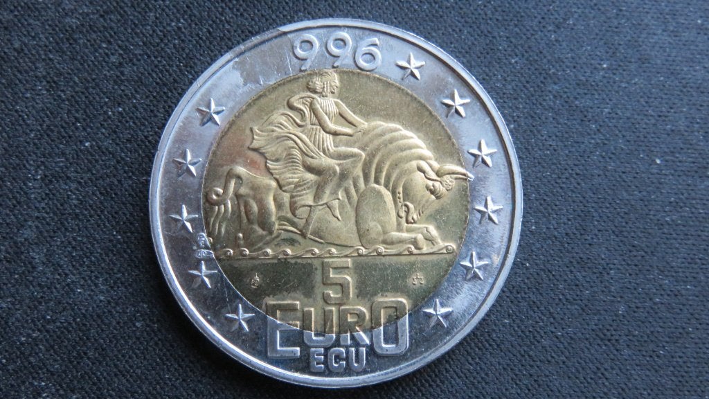 Munt van 5 euro Beatrix 1996, Postzegels en Munten, Munten | Nederland, Ophalen of Verzenden, Koningin Beatrix, Euro's, Losse munt