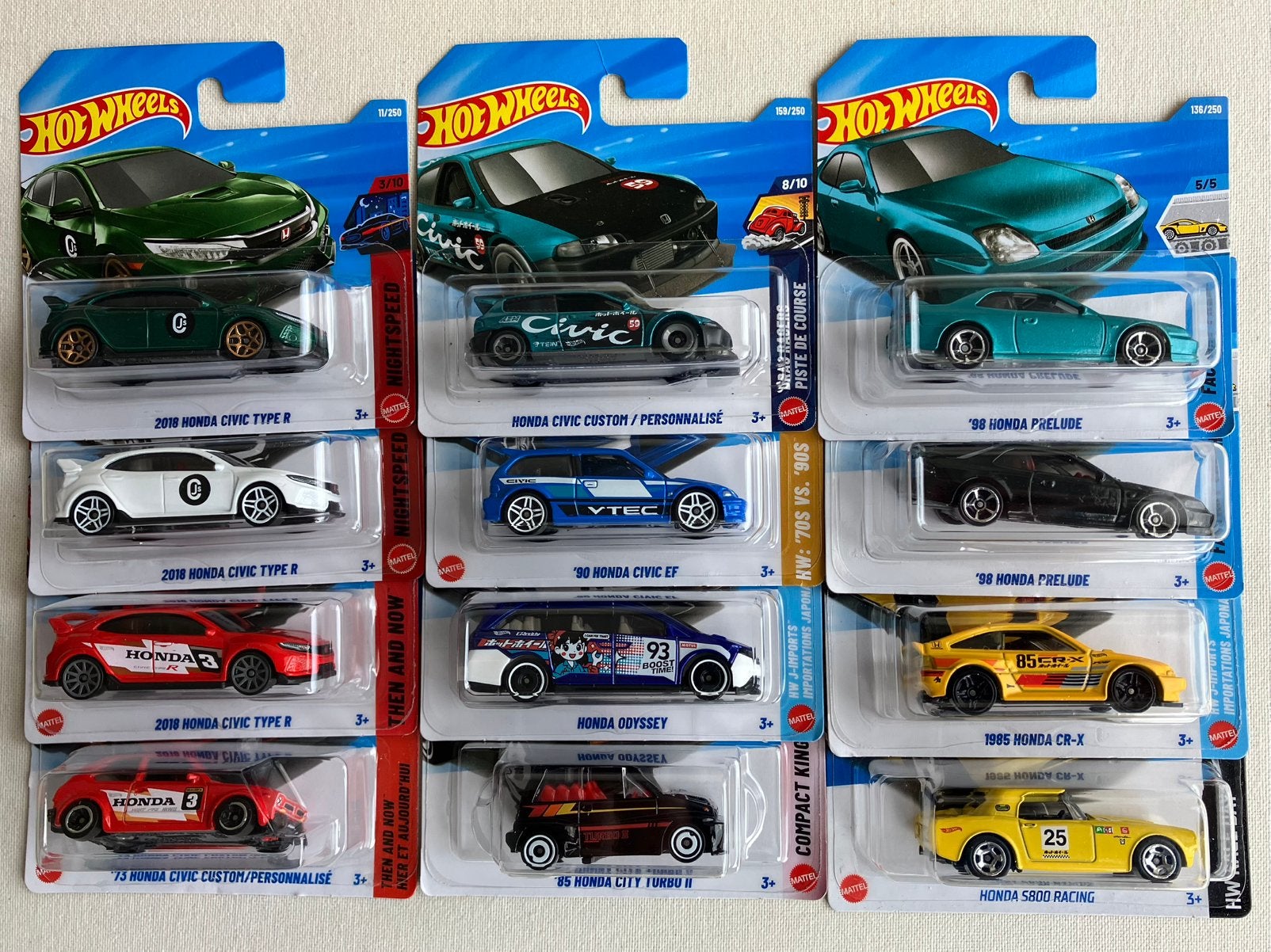 Hot Wheels Honda diverse modellen Hotwheels per stuk, Ophalen of Verzenden, Nieuw, Auto