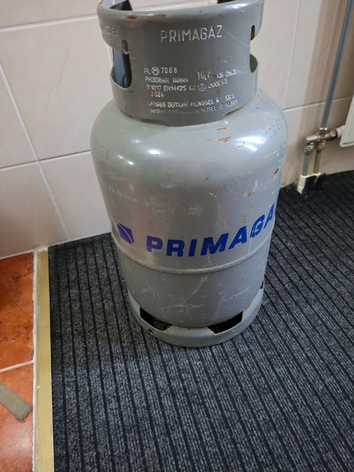 Primagaz gasfles 10.7KG - Leeg, Ophalen of Verzenden, Gebruikt