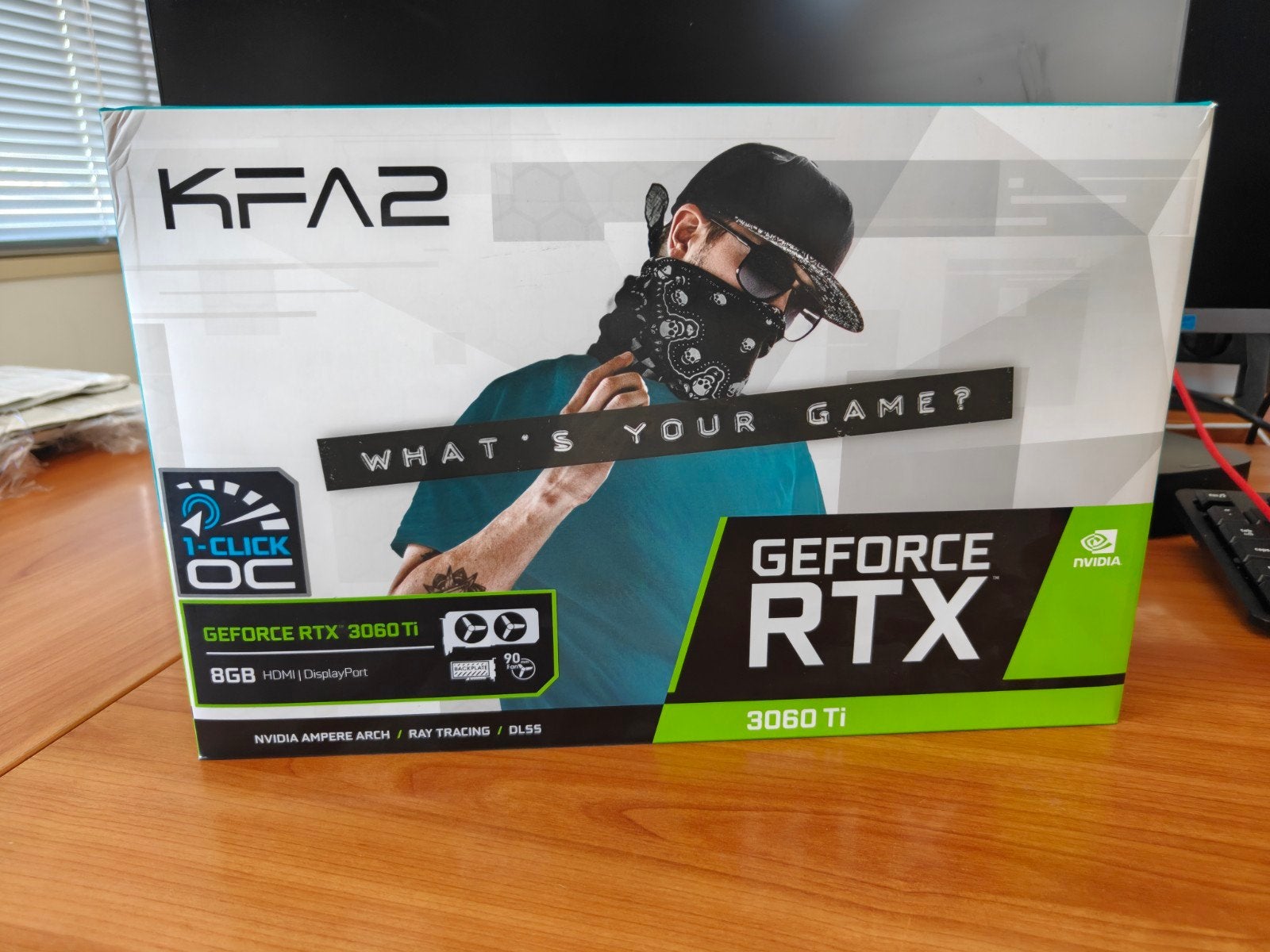 NVIDIA RTX 3060 Ti KFA2 8GB Videokaart, Computers en Software, Ophalen of Verzenden, Zo goed als nieuw, GDDR6, PCI-Express 4