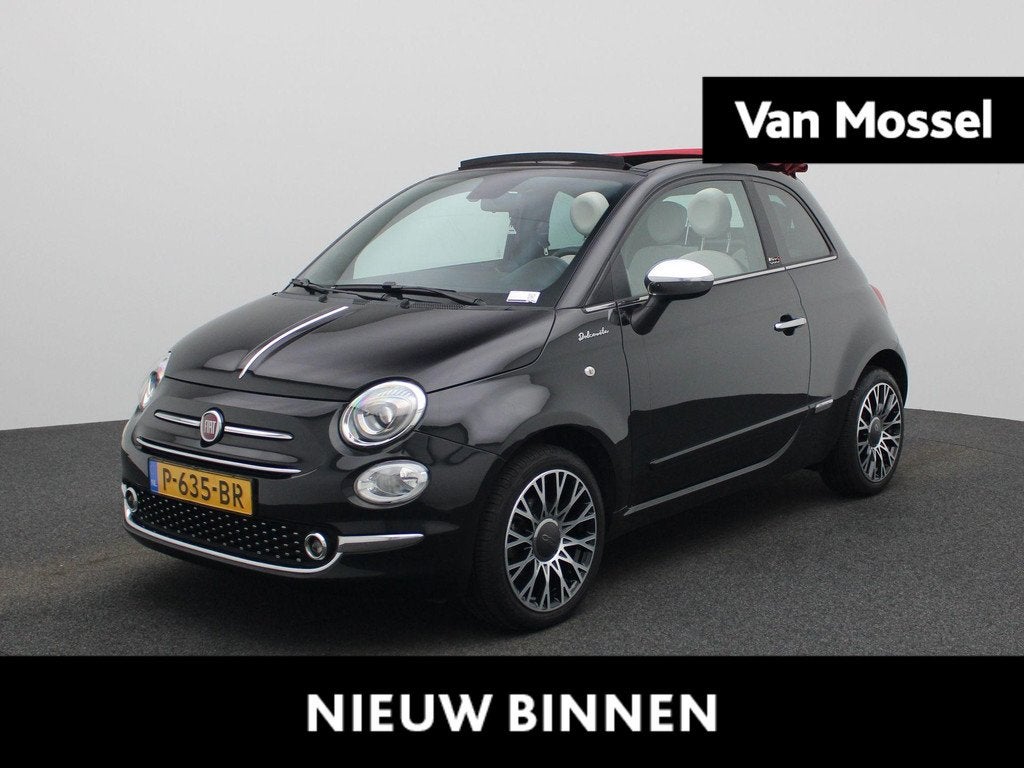 Fiat 500 C 1.0 Hybrid Dolcevita | Cruise Control | Digitaal, Auto's, Fiat, 12 maanden, Stof, 40 €/maand, Euro 6