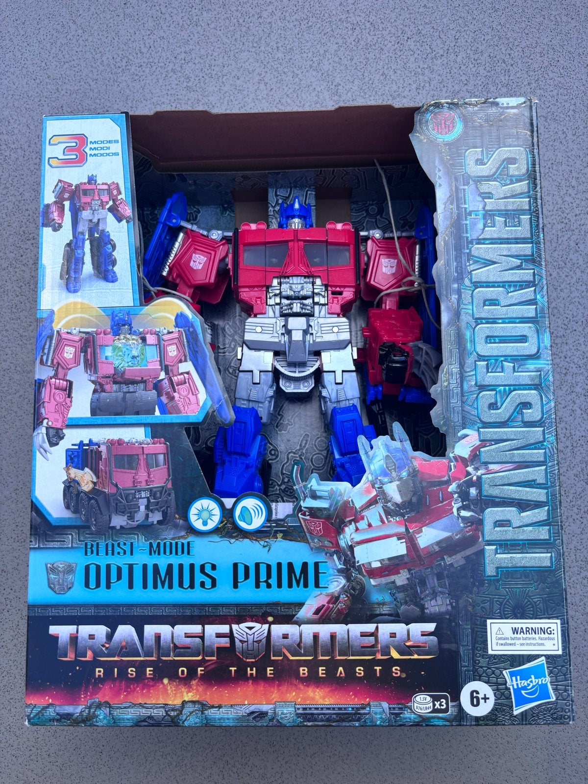 Transformers Rise of the Beasts Beast-Mode Optimus Prime, Ophalen of Verzenden, Nieuw