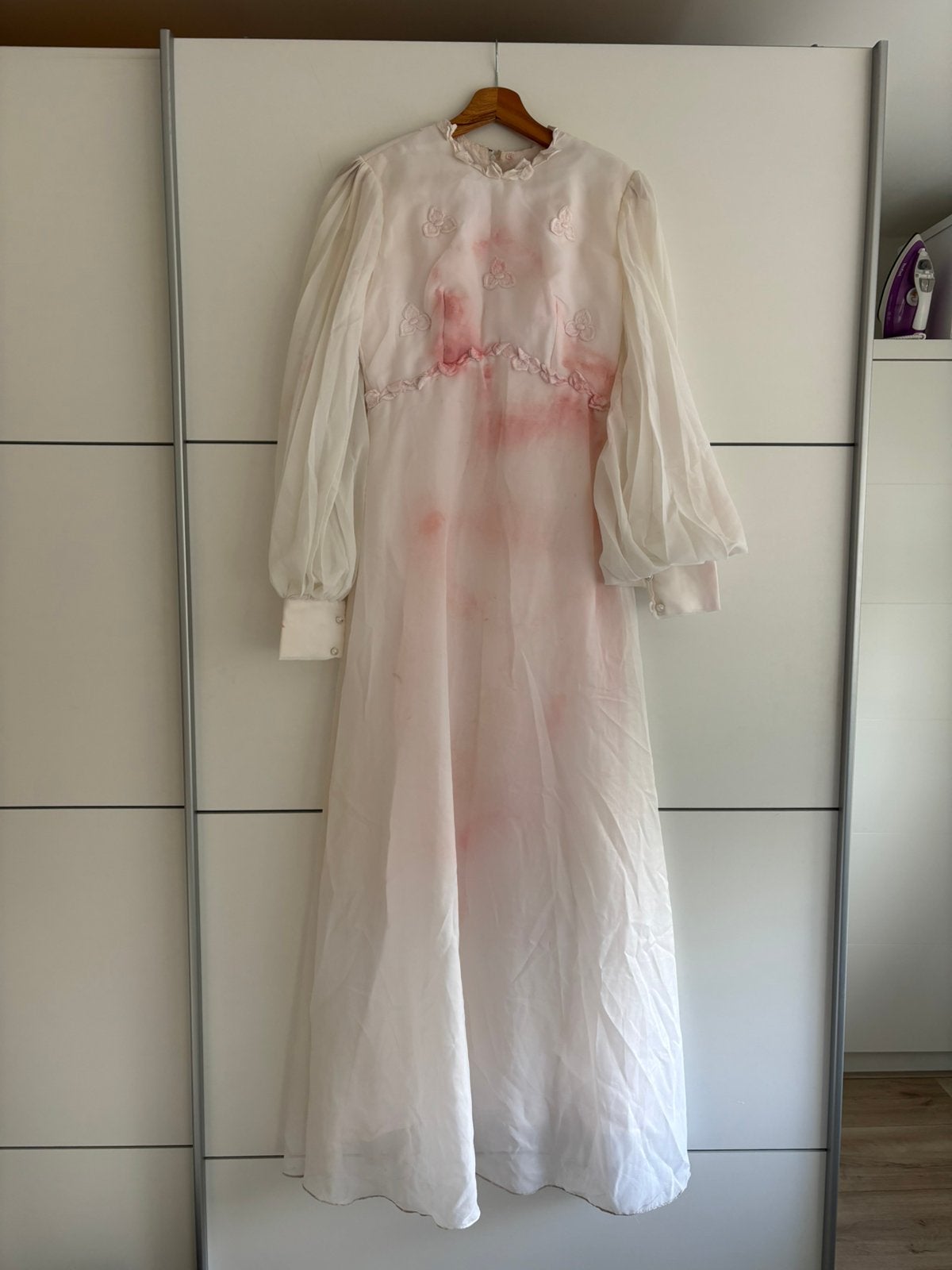 Vintage trouwjurk, Ophalen of Verzenden, Zo goed als nieuw, Halloween of Griezel