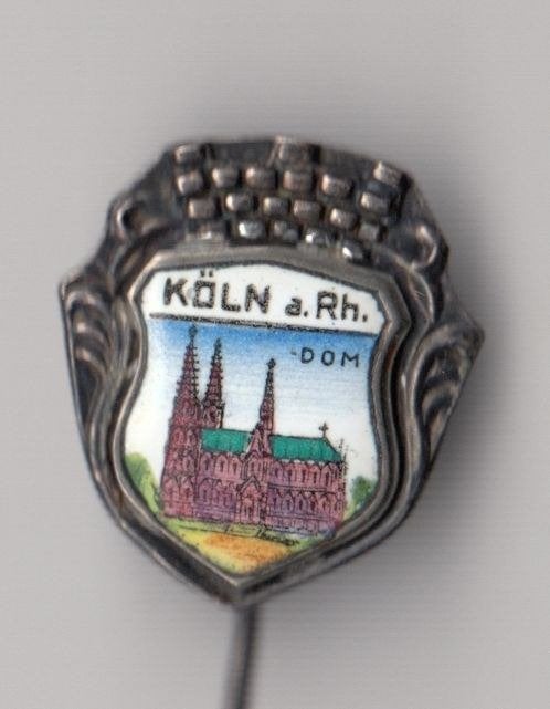 Duitsland Köln am Rhein speldje, Verzamelen, Gebruikt, Niet vindbaar, Niet vindbaar, Speldje of Pin