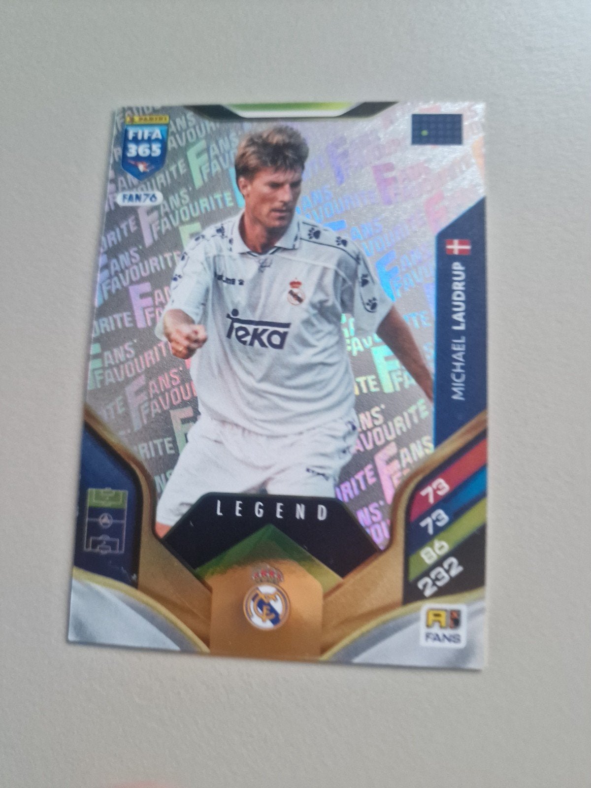 Panini FIFA 365 Adrenalyn XL Michael Laudrup Legend kaart, Ophalen, Zo goed als nieuw, Buitenlandse clubs, Spelerskaart