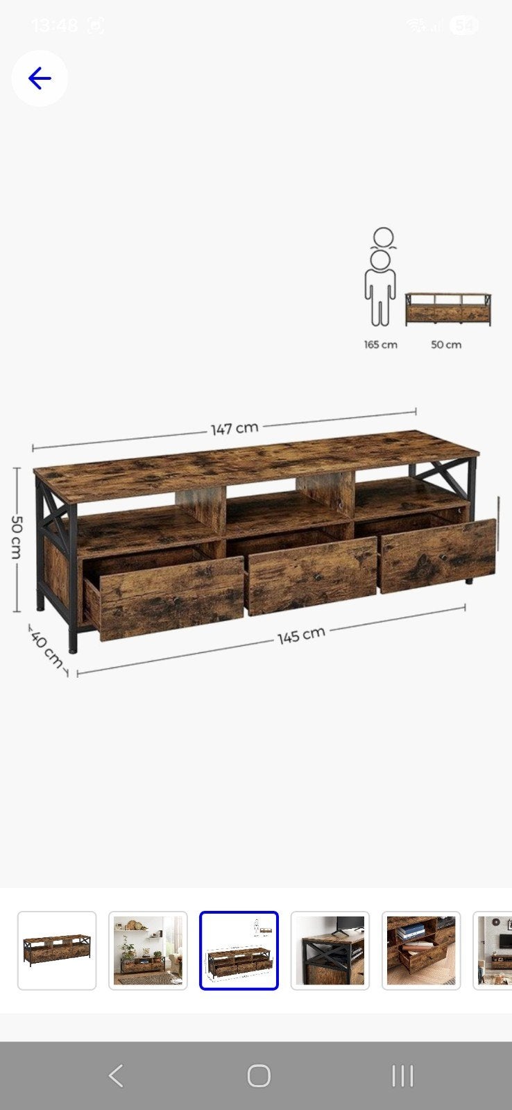 Woonkamer set meubels vasagle/songmics, Huis en Inrichting, Ophalen of Verzenden, 25 tot 50 cm, 50 tot 100 cm, Minder dan 100 cm