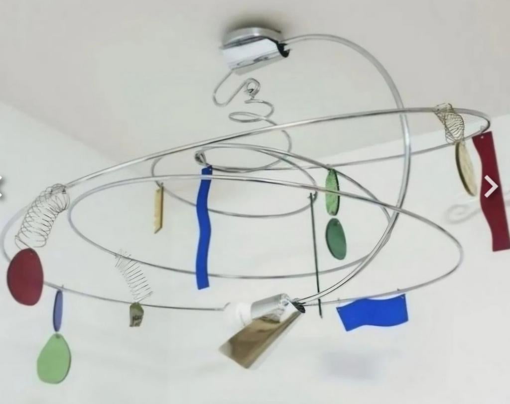 Artemide Plafondlamp - Italiaans Design, Ophalen of Verzenden, Zo goed als nieuw, Glas, Italiaans Design, Modern