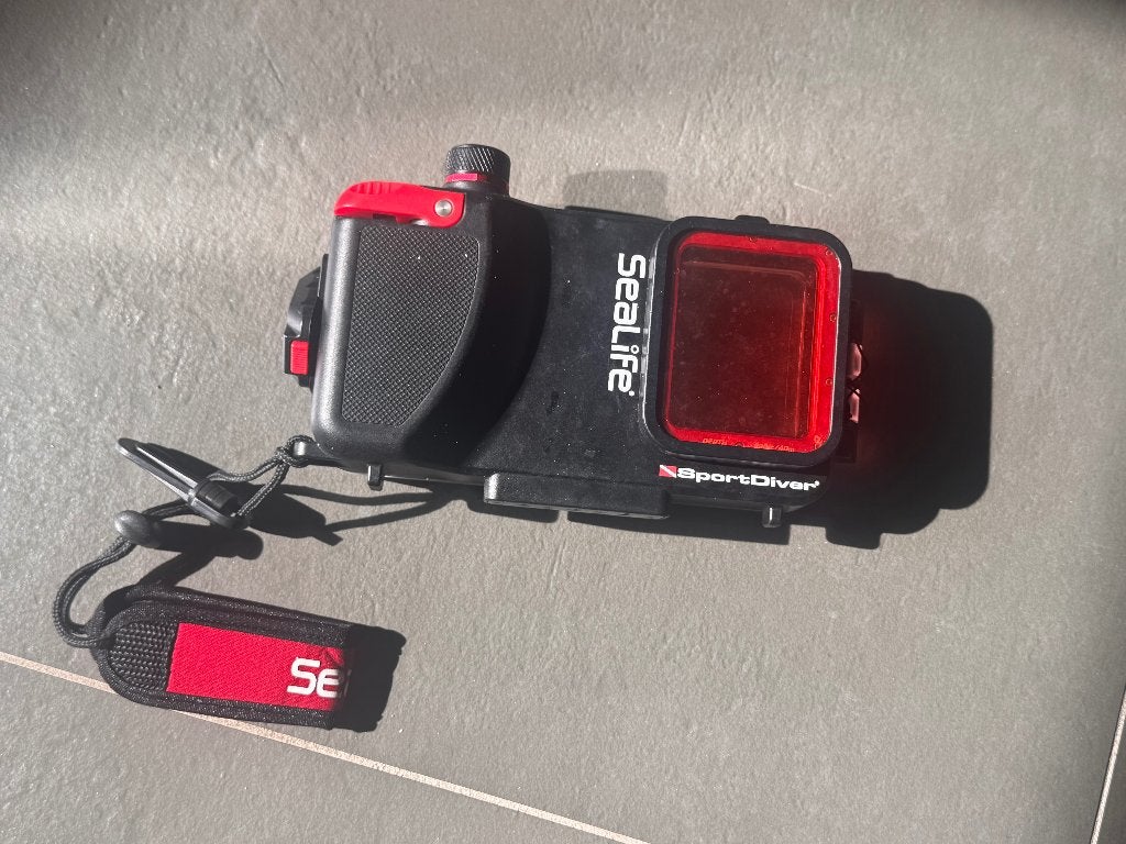 SeaLife SportDiver onderwaterhuis voor smartphones, Smartphonebehuizing, SeaLife, Ophalen of Verzenden, Zo goed als nieuw