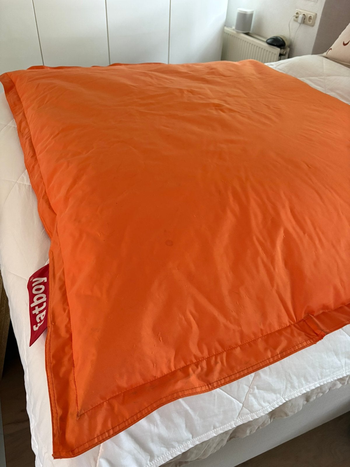 Zitzak Fatboy oranje, Ophalen of Verzenden, Zo goed als nieuw, Oranje