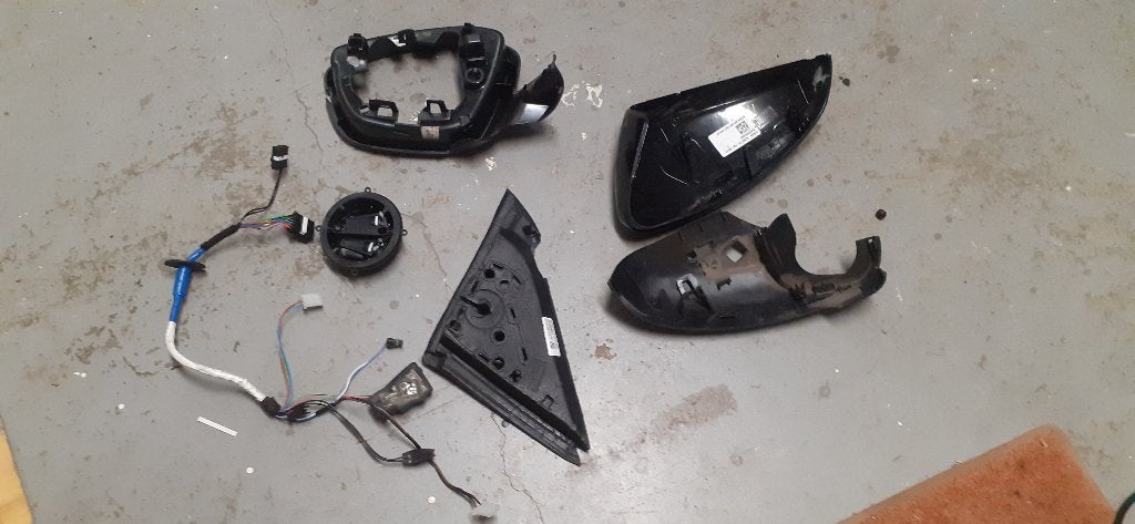 Onderdelen spiegel Opel Corsa F / Peugeot 205, Ophalen of Verzenden, Gebruikt, Opel