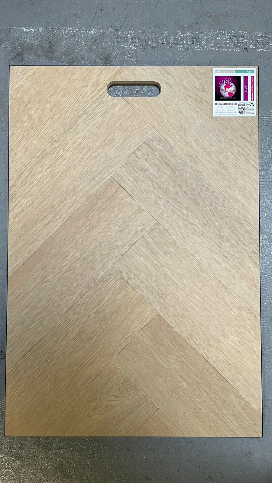 Visgraat PVC vloer - 10m², Bruin, Overige typen, Nieuw, Ophalen of Verzenden