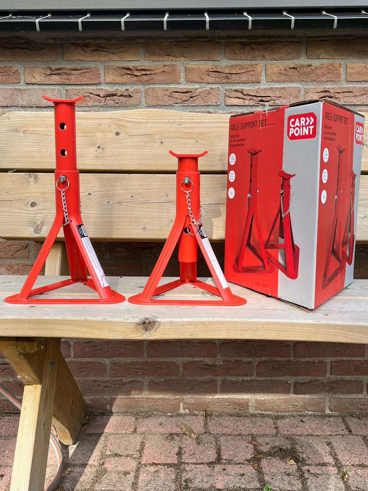 Set assteunen 2 ton - NIEUW, Ophalen of Verzenden, Zo goed als nieuw, Mechanisch, Garagekrik